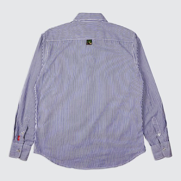 Aape by A Bathing Ape Striped Shirt with Logo Print - Picture 2 of 16